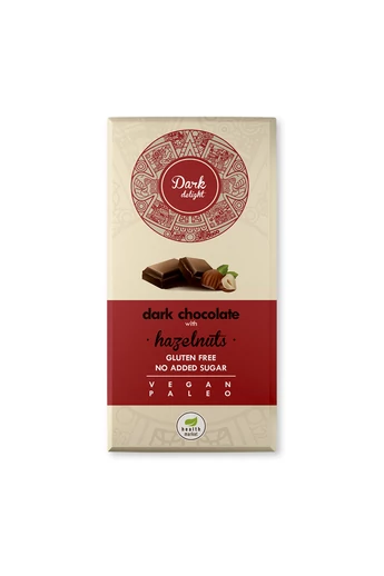 DARK DELIGHT étcsokoládé egészmogyoróval DARK DELIGHT étcsokoládé egészmogyoróval